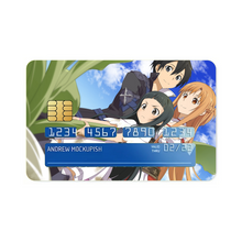 Load image into Gallery viewer, Sword Art Online Asuna Yuuki, Yui  Credit Card Skins (4-in-1 Pack)
