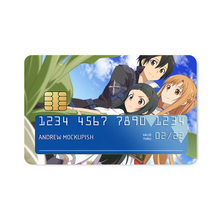 Load image into Gallery viewer, Sword Art Online Asuna Yuuki, Yui  Credit Card Skins (4-in-1 Pack)
