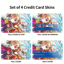 Load image into Gallery viewer, Sword Art Online  Credit Card Skins (4-in-1 Pack)

