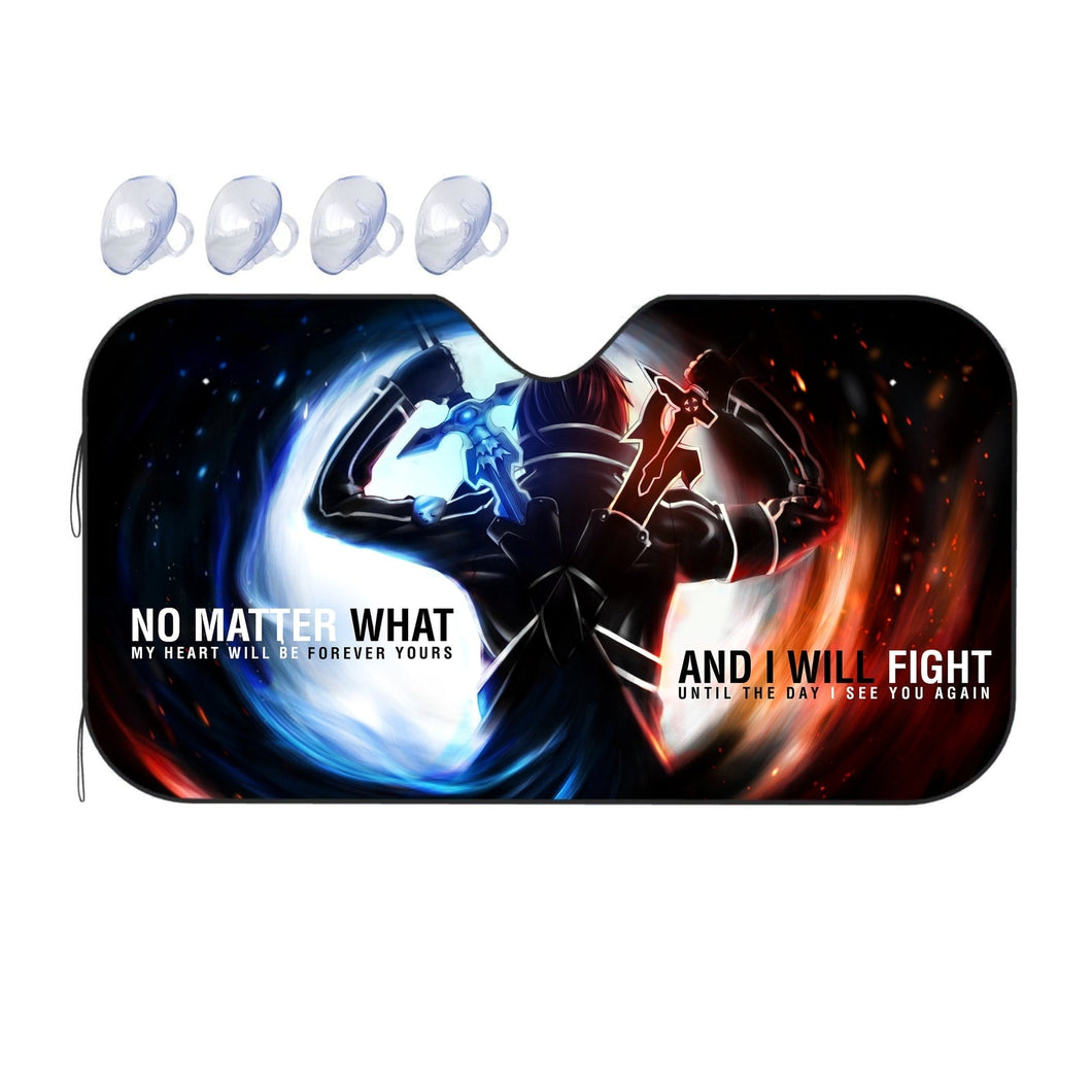Sword Art Online Kazuto Kirigaya  Car Sunshade