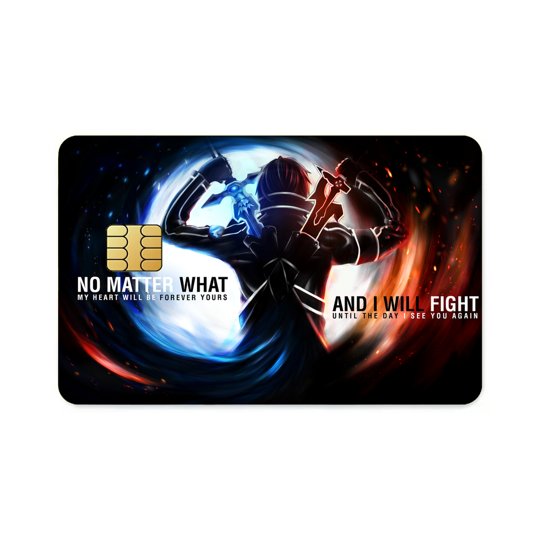 Sword Art Online Kazuto Kirigaya  Credit Card Skins (4-in-1 Pack)