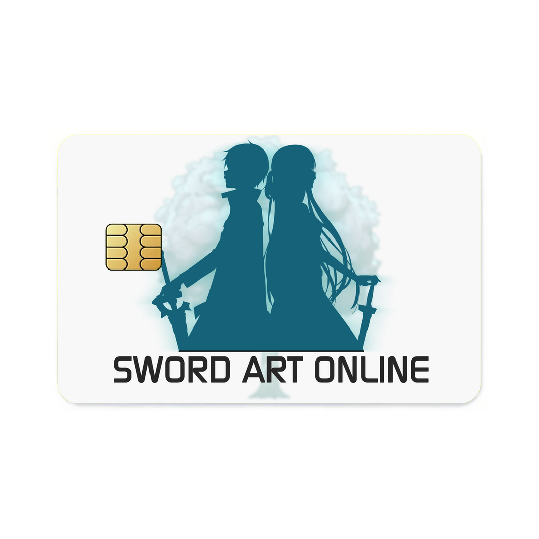 Sword Art Online(Kirito and Asuna)  Credit Card Skins (4-in-1 Pack)