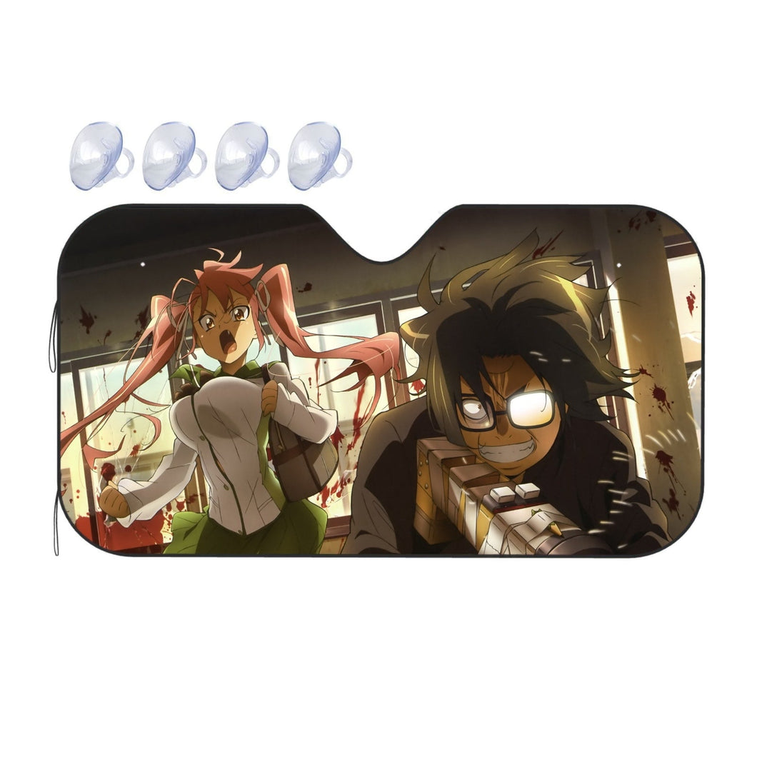Takagi and Kôta  Car Sunshade