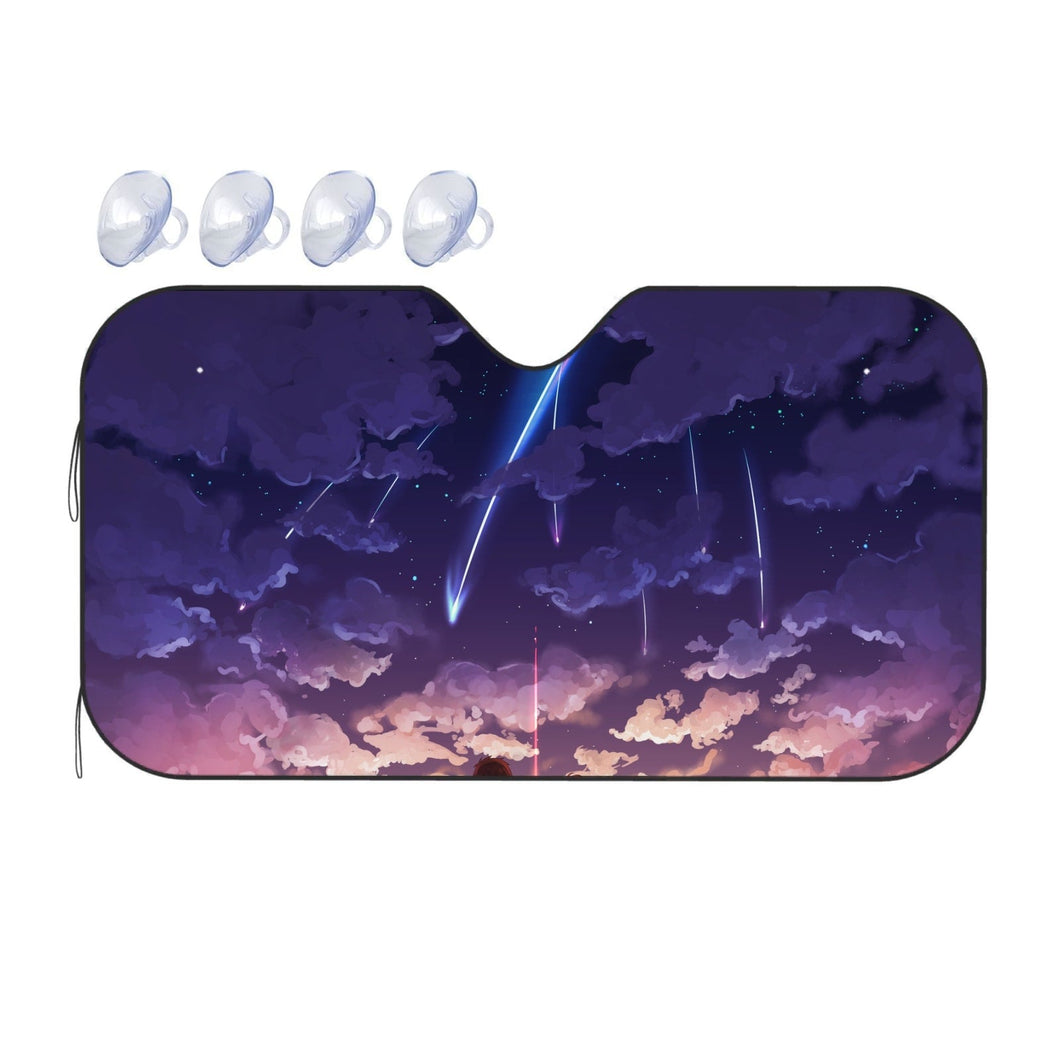 Taki and Mitsuha (Your Name)  Car Sunshade