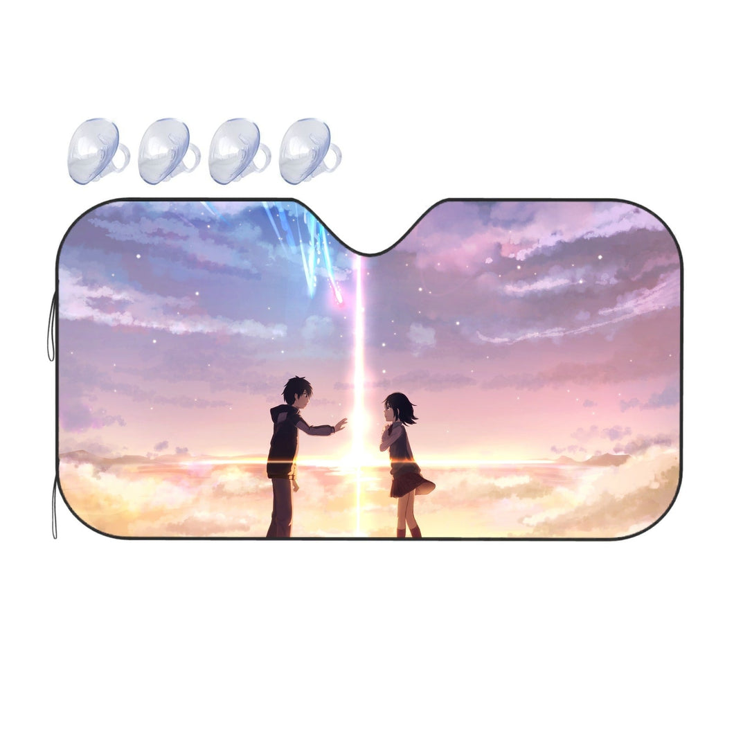 Taki and Mitsuha (Your Name)  Car Sunshade