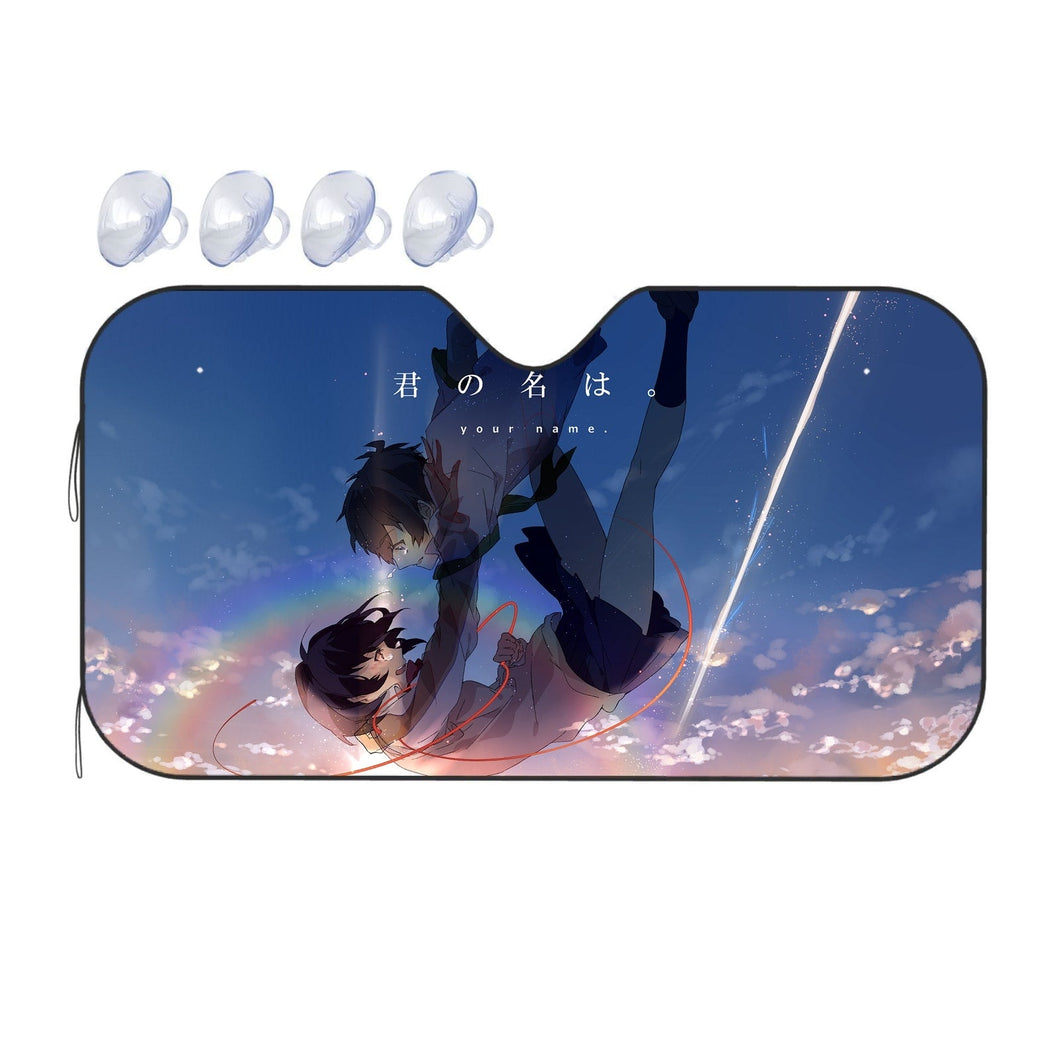 Taki and Mitsuha (Your Name)  Car Sunshade