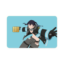 Load image into Gallery viewer, Tamaki Kotatsu from Fire Force Minimalistfor Dekstop  Credit Card Skins (4-in-1 Pack)
