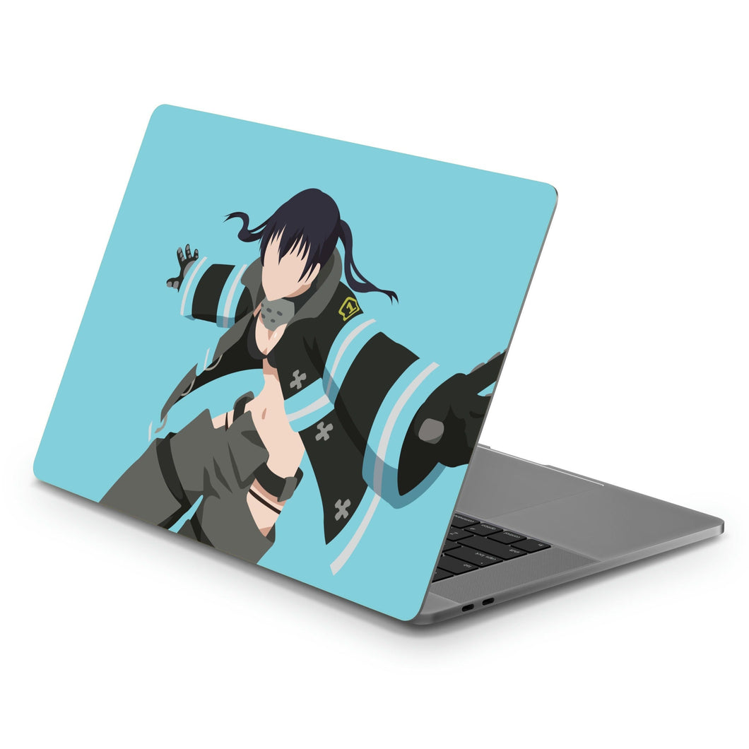Tamaki Kotatsu from Fire Force Minimalistfor Dekstop  Macbook Skin