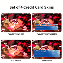 Load image into Gallery viewer, Tanjiro Credit Card Skins (4-in-1 Pack)
