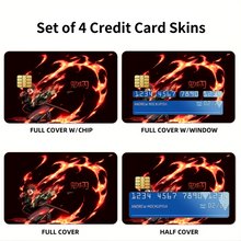 Load image into Gallery viewer, Tanjiro Kamado  Credit Card Skins (4-in-1 Pack)
