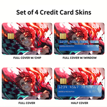 Load image into Gallery viewer, Tanjiro Kamado  Credit Card Skins (4-in-1 Pack)
