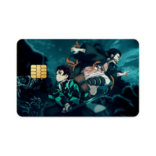 Load image into Gallery viewer, Tanjirou and Nezuko  Credit Card Skins (4-in-1 Pack)
