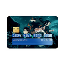Load image into Gallery viewer, Tanjirou and Nezuko  Credit Card Skins (4-in-1 Pack)
