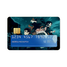 Load image into Gallery viewer, Tanjirou and Nezuko  Credit Card Skins (4-in-1 Pack)
