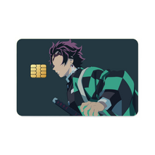 Load image into Gallery viewer, Tanjirou Kamado from Demon Slayer : Kimetsu no Yaibafor Dekstop without logo  Credit Card Skins (4-in-1 Pack)
