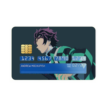 Load image into Gallery viewer, Tanjirou Kamado from Demon Slayer : Kimetsu no Yaibafor Dekstop without logo  Credit Card Skins (4-in-1 Pack)
