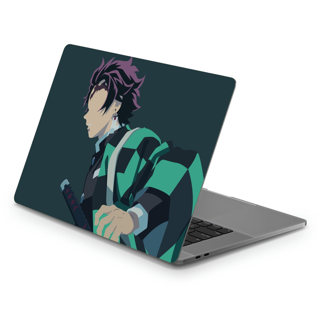 Tanjirou Kamado from Demon Slayer : Kimetsu no Yaibafor Dekstop without logo  Macbook Skin