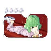 Load image into Gallery viewer, Tatsumaki (and Saitama) Car Sunshade
