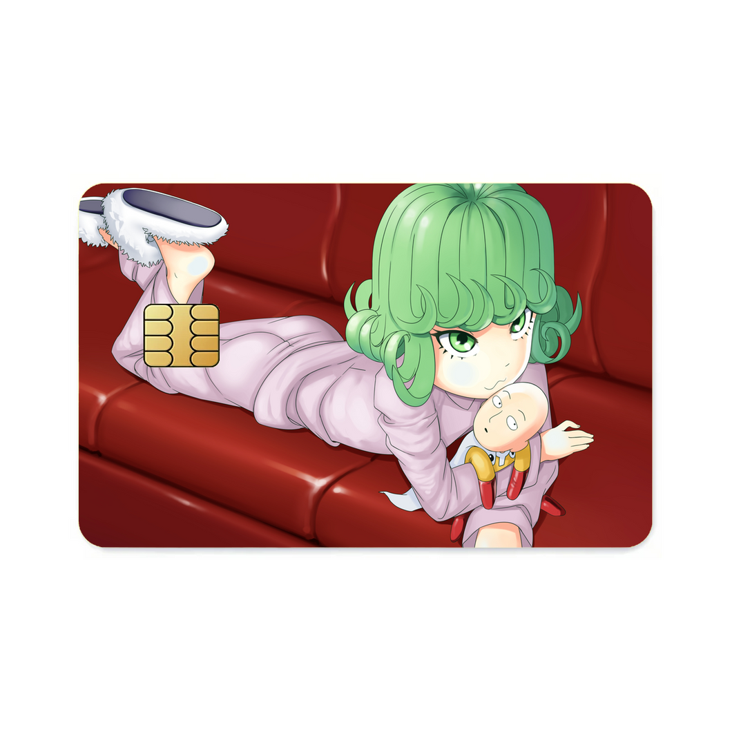 Tatsumaki (and Saitama) Credit Card Skins (4-in-1 Pack)