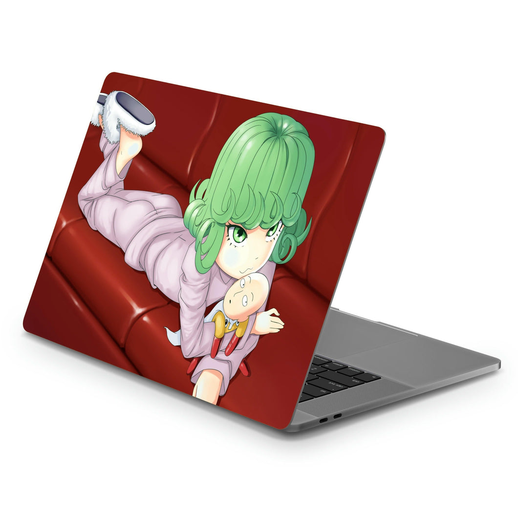 Tatsumaki (and Saitama) Macbook Skin