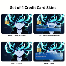 Load image into Gallery viewer, Tatsumaki  Credit Card Skins (4-in-1 Pack)
