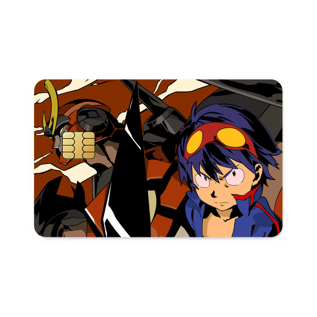 Tengen Toppa Gurren Lagann  Credit Card Skins (4-in-1 Pack)