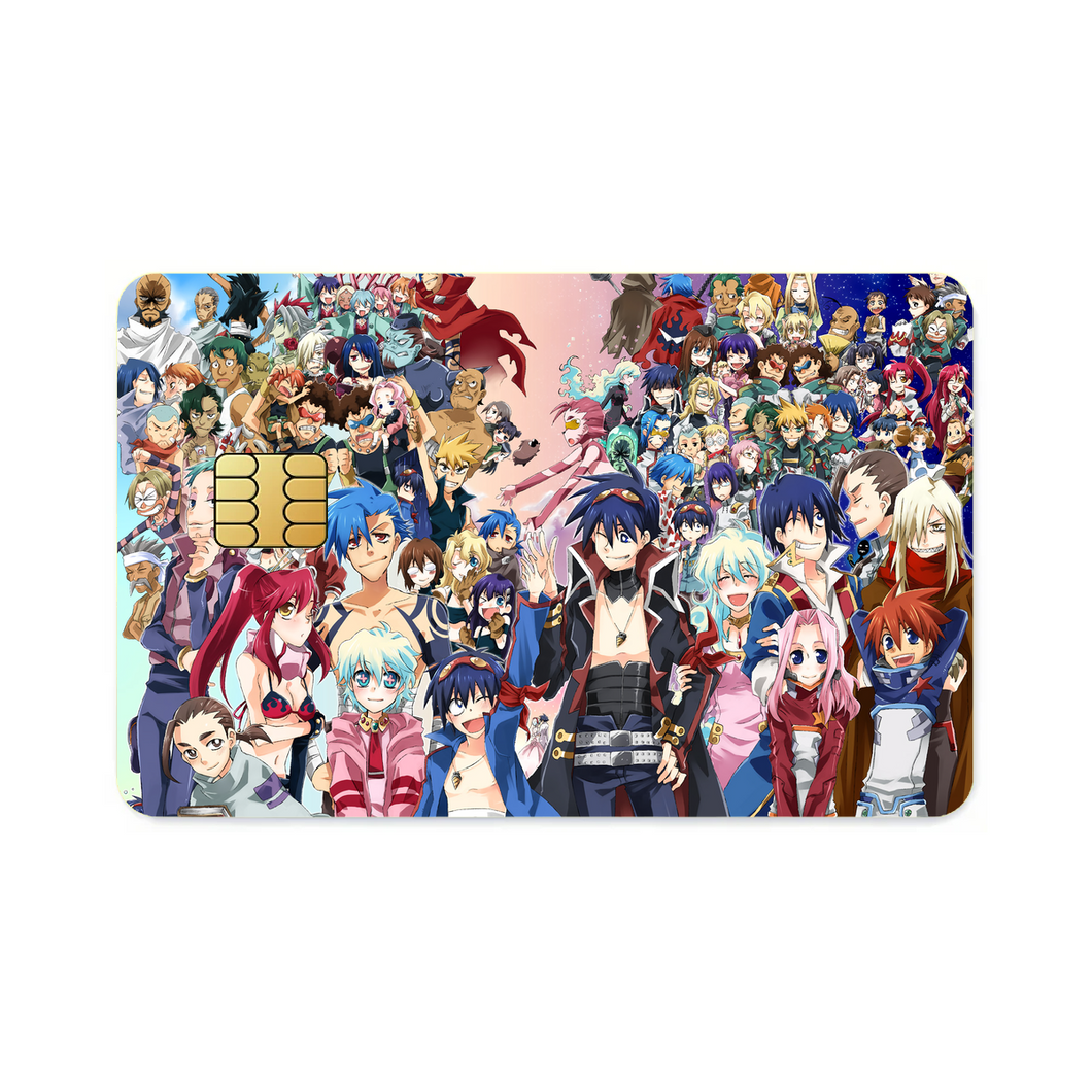 Tengen Toppa Gurren Lagann  Credit Card Skins (4-in-1 Pack)