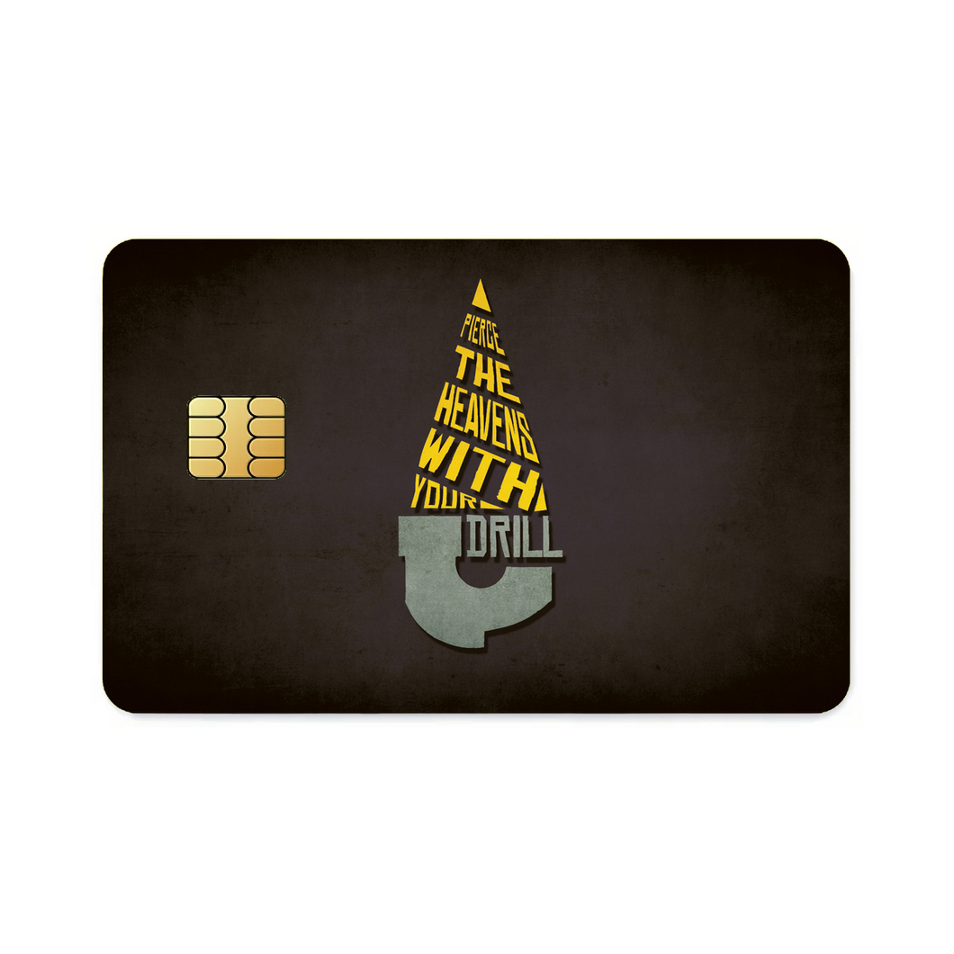 Tengen Toppa Gurren Lagann  Credit Card Skins (4-in-1 Pack)