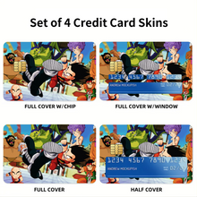 Load image into Gallery viewer, Tenkaichi Dragon Ball  Credit Card Skins (4-in-1 Pack)
