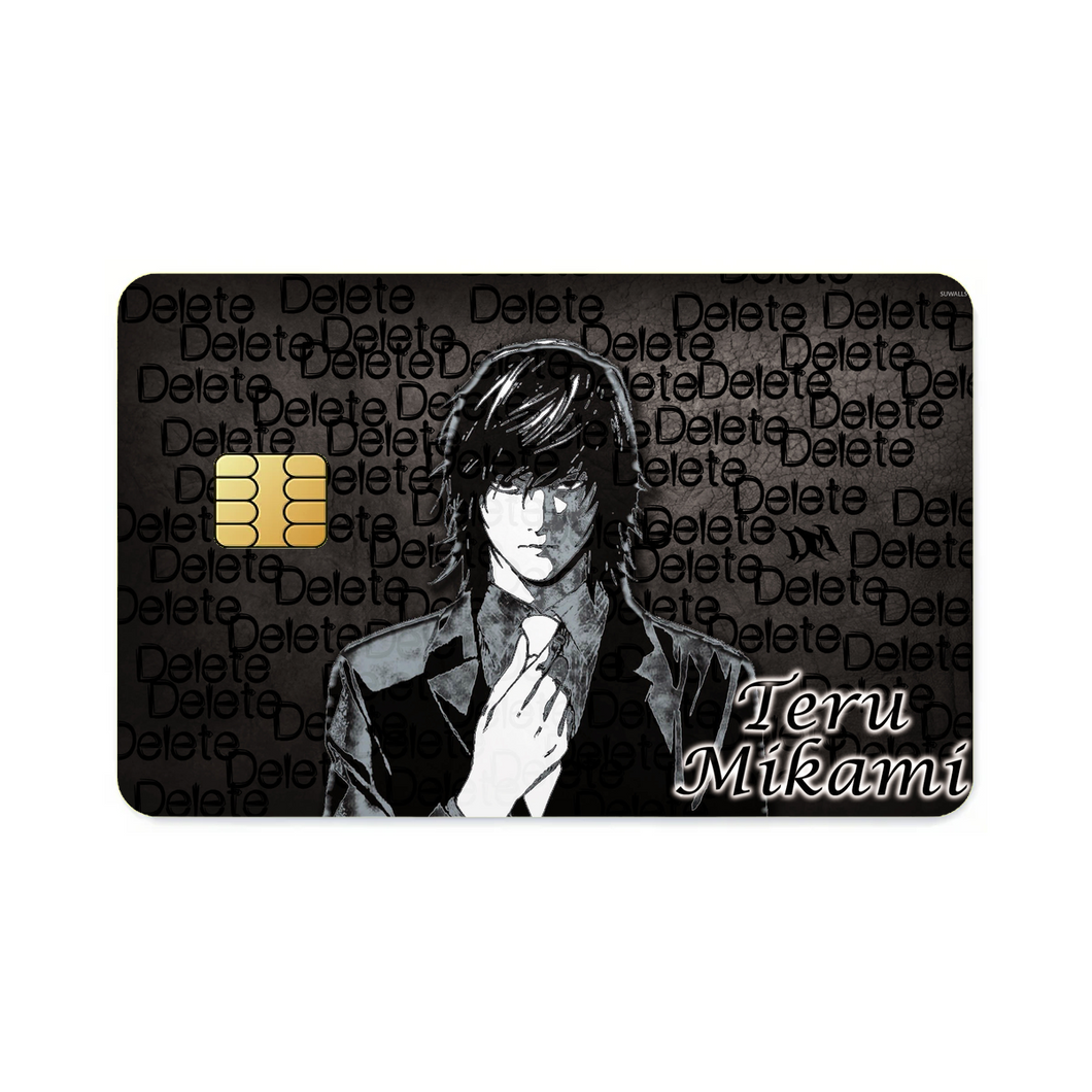 Teru Mikami (Death Note) Credit Card Skins (4-in-1 Pack)