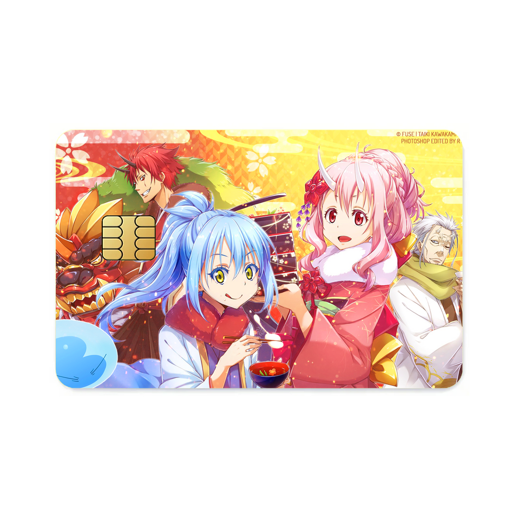 That Time I Got Reincarnated as a Slime Rimuru Tempest, Shuna, Benimaru  Credit Card Skins (4-in-1 Pack)