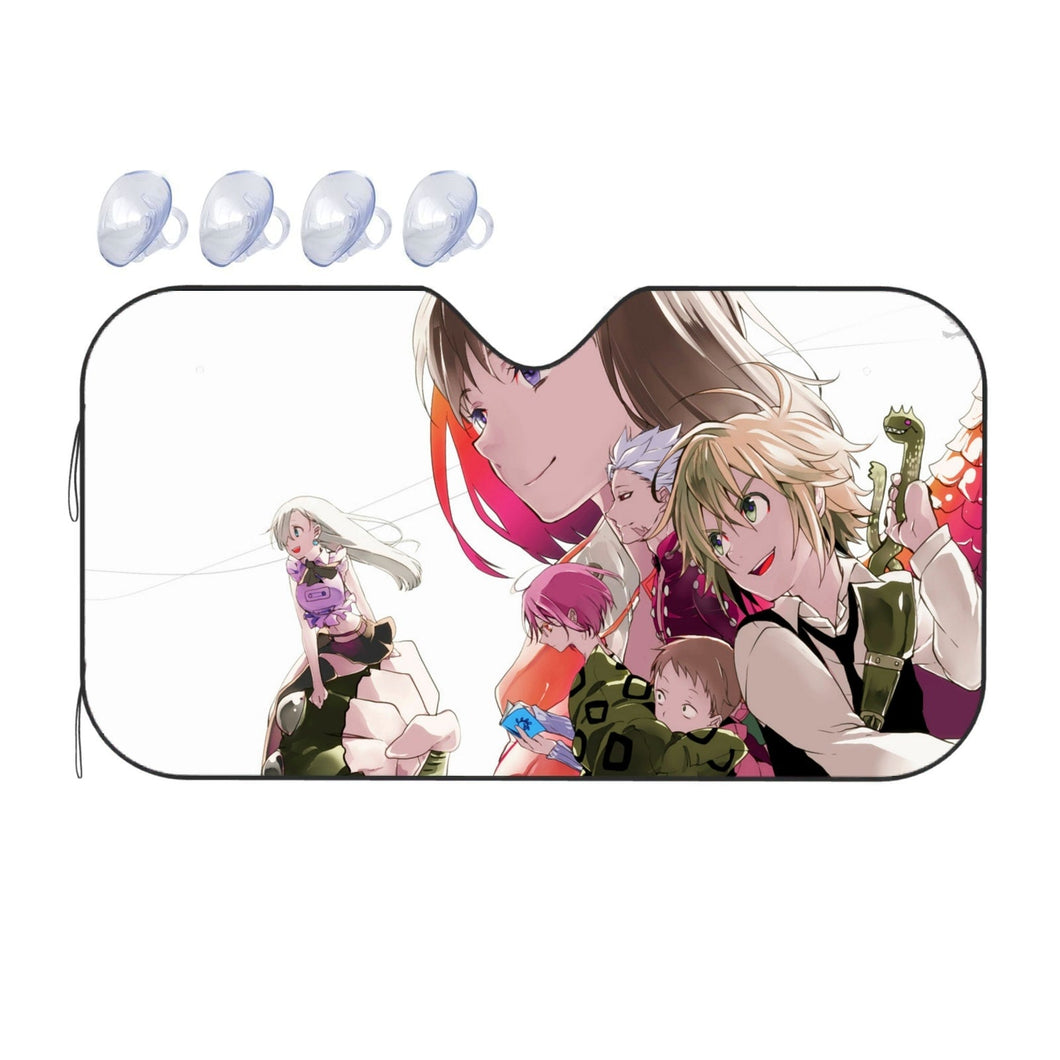 The Five Sins  Car Sunshade