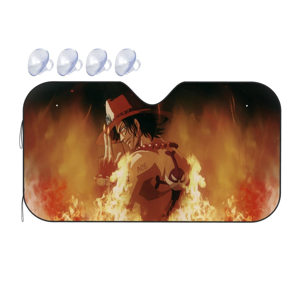 The Flames Of Peace  Car Sunshade