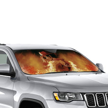 Load image into Gallery viewer, The Flames Of Peace  Car Sunshade
