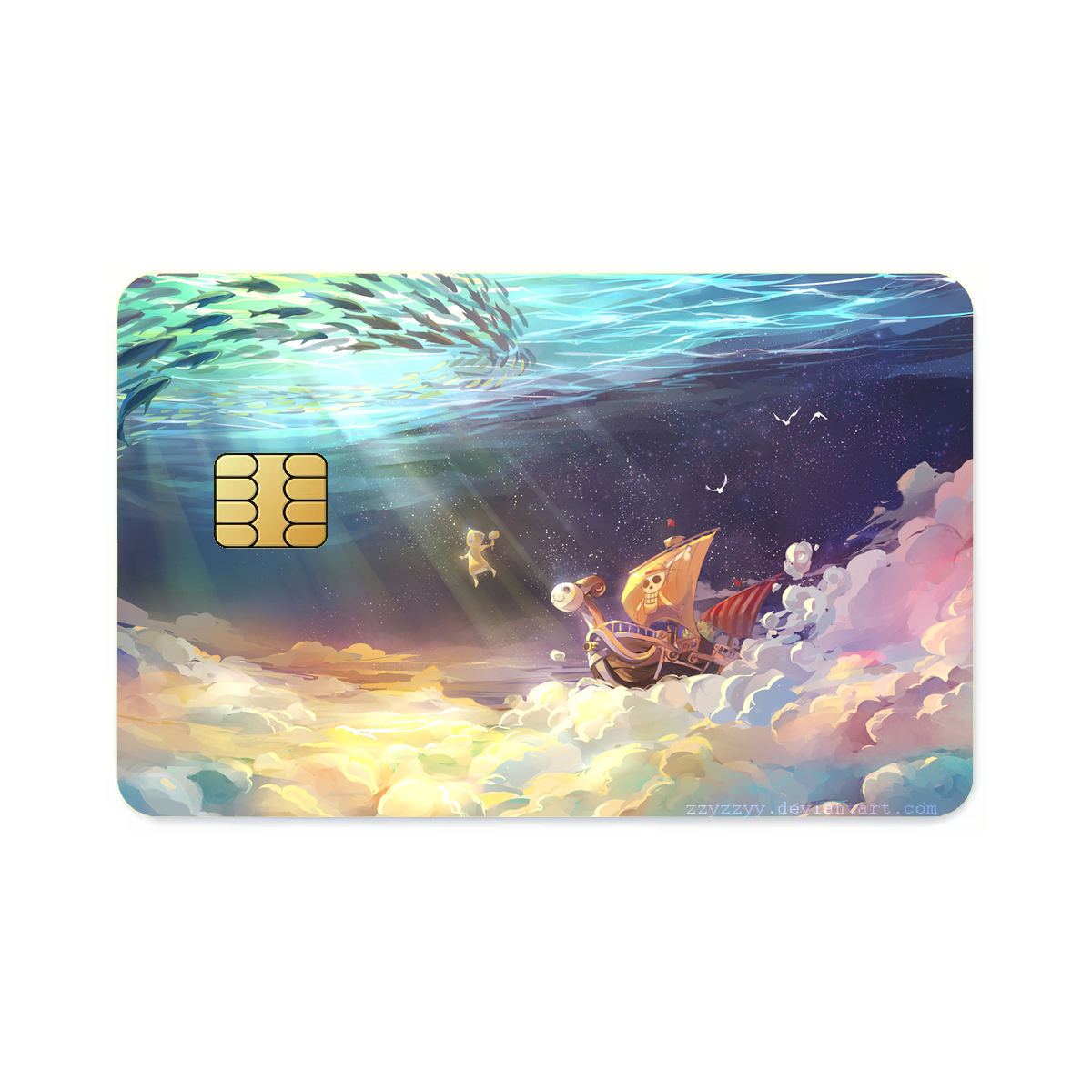 The Merry Under the Ocean Credit Card Skins (4-in-1 Pack)