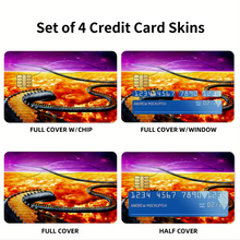 Load image into Gallery viewer, The path to Kaio&#39;s planet  Credit Card Skins (4-in-1 Pack)
