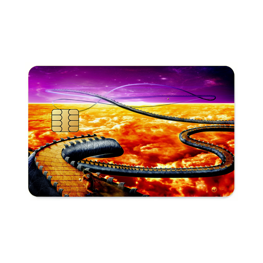 The path to Kaio's planet  Credit Card Skins (4-in-1 Pack)