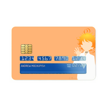 Load image into Gallery viewer, The Promised Neverland Emma  Credit Card Skins (4-in-1 Pack)
