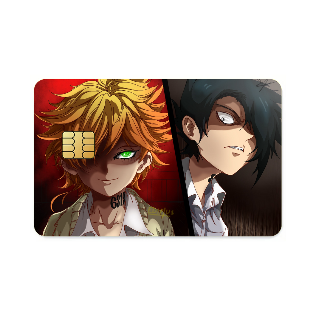 The Promised Neverland Ray, Emma  Credit Card Skins (4-in-1 Pack)