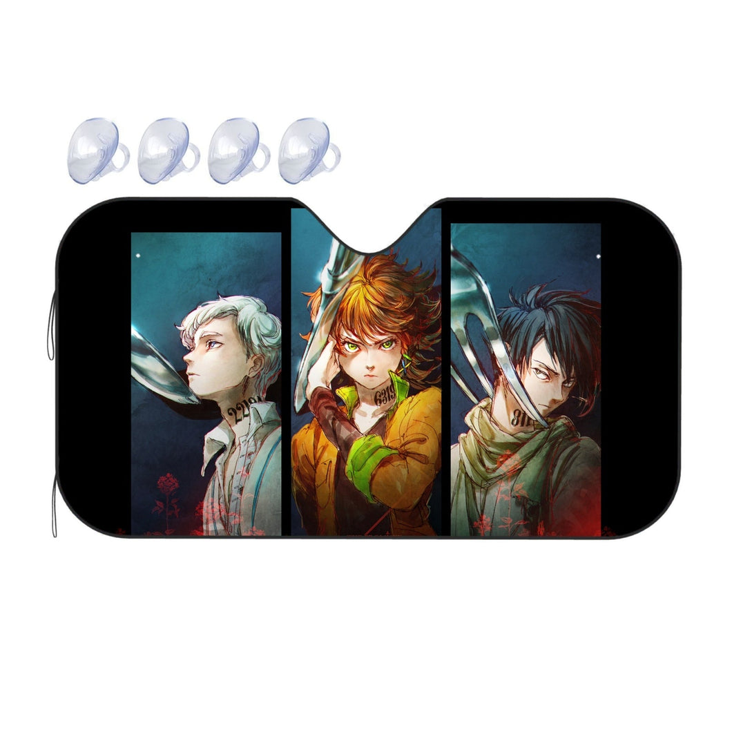 The Promised Neverland Ray, Norman, Emma  Car Sunshade