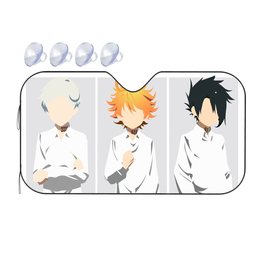 The Promised Neverland Ray, Norman, Emma  Car Sunshade