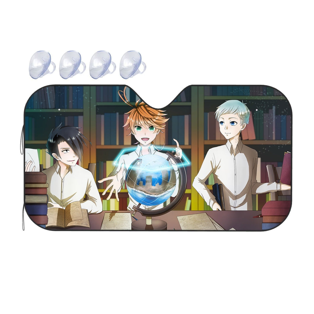 The Promised Neverland Ray, Norman, Emma  Car Sunshade