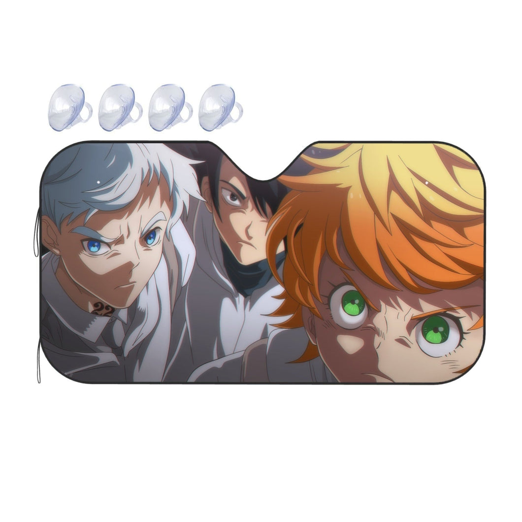 The Promised Neverland Ray, Norman, Emma  Car Sunshade
