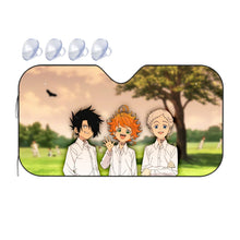 Load image into Gallery viewer, The Promised Neverland Ray, Norman, Emma  Car Sunshade
