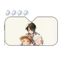 Load image into Gallery viewer, The Promised Neverland Ray, Norman, Emma  Car Sunshade
