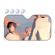 Load image into Gallery viewer, The Promised Neverland Ray, Norman, Emma  Car Sunshade
