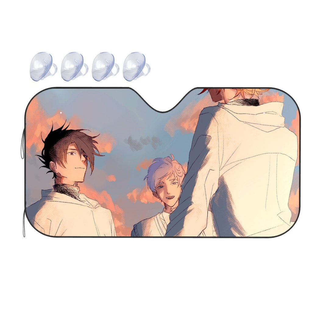 The Promised Neverland Ray, Norman, Emma  Car Sunshade
