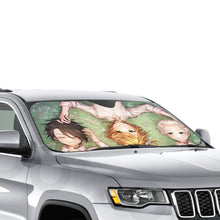 Load image into Gallery viewer, The Promised Neverland Ray, Norman, Emma  Car Sunshade
