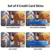 Load image into Gallery viewer, The Promised Neverland Ray, Norman, Emma  Credit Card Skins (4-in-1 Pack)
