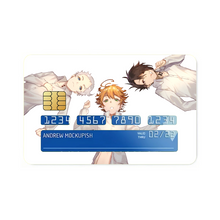 Load image into Gallery viewer, The Promised Neverland Ray, Norman, Emma  Credit Card Skins (4-in-1 Pack)
